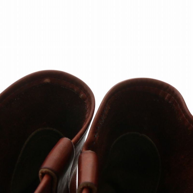 Red Wing 8160 9.5D/ガラスレザー/茶/四角犬タグ 希少 四角犬タグ レッドウィング 8160 ガラスレザー9D