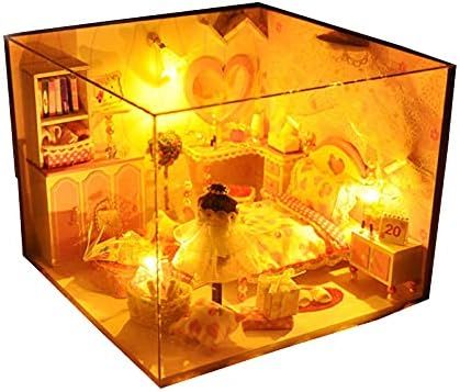 [新品※未使用] 木製ドールハウス ミニチュアコレクション DIYドールハウス 大人 ミニチュアキット DIY おもちゃ 新年 ギフト 木材