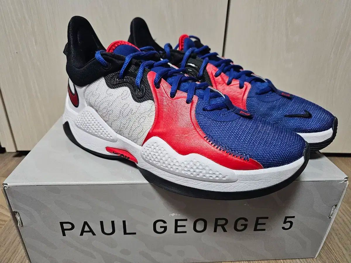 pg5 280 USA カラー ポールジョージ 状態好し ナイキコリア バスケットシューズ