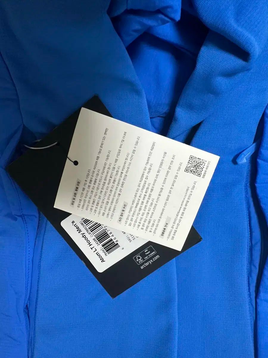 ARC TERYX アークテリクス Atom アトム LTフーディー ブルー COLOR M サイズ