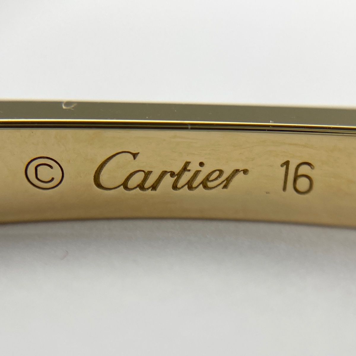 カルティエ CARTIER ラブ ブレスレット SM YG イエローゴールド 腕輪 バングル ブレスレット 750 レディース 【中古】 - メルカリ