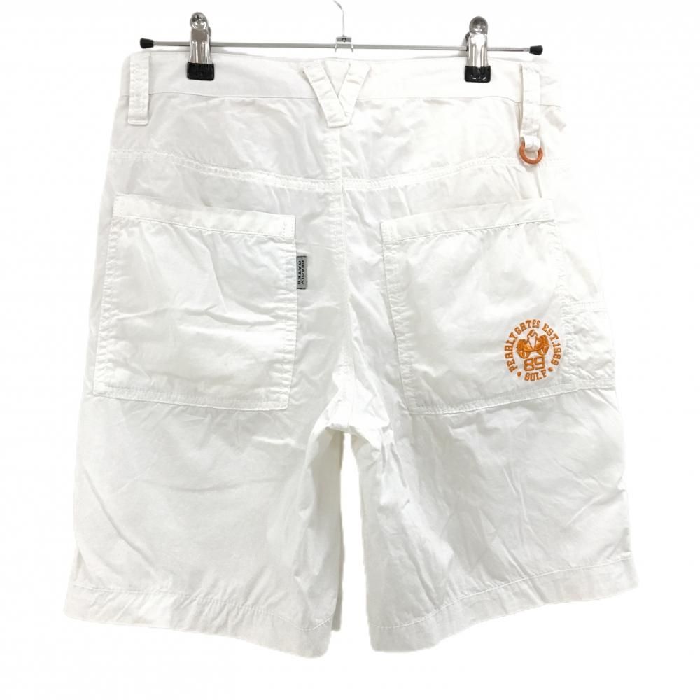 新品　パーリーゲイツ　ハーフパンツ　ストレッチ　オレンジ　サイドロゴ　サイズ7 PEARLY GATES（パーリーゲイツ） 055-131406 ストレッチパンツ