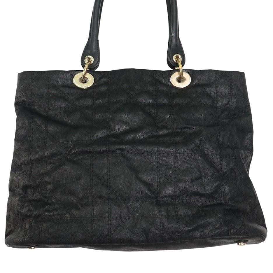 訳あり新品未使用　Dior　ハンドバッグ　カナージュ　キルティング　黒　冠婚葬祭 Lady Dior ディオール ハンドバッグ ショルダーバッグ カナージュ