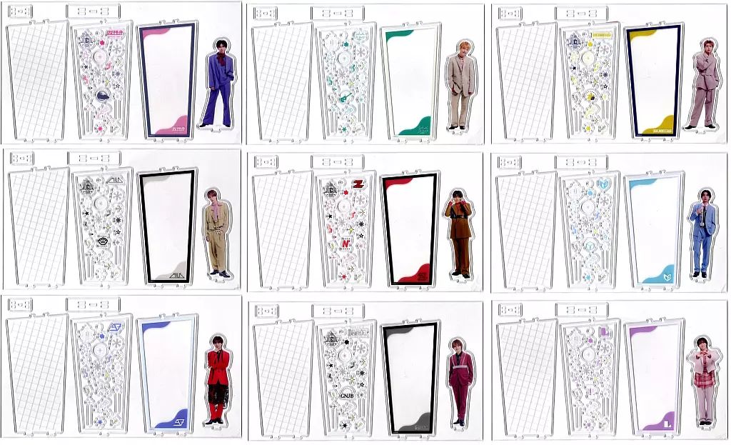 中古】アクリルスタンド・アクリルパネル 全9種セット アクリル