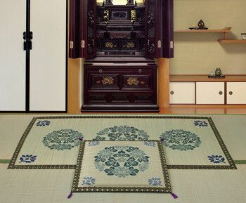仏具 和敷物い草御前座布団