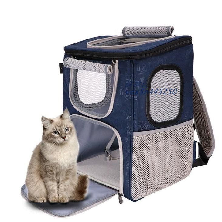 ペット キャリーバッグ リュック 猫キャお出かけ用 ペットバッグ リュック型 通気性抜群 抱っこバッグ 高品質 vex5n445250
