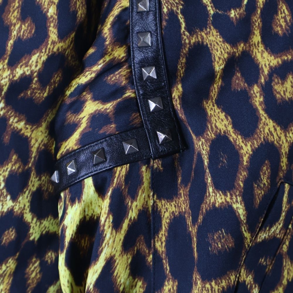 SAINT LAURENT PARIS (サンローランパリ) 16SS レオパードスタッズ 