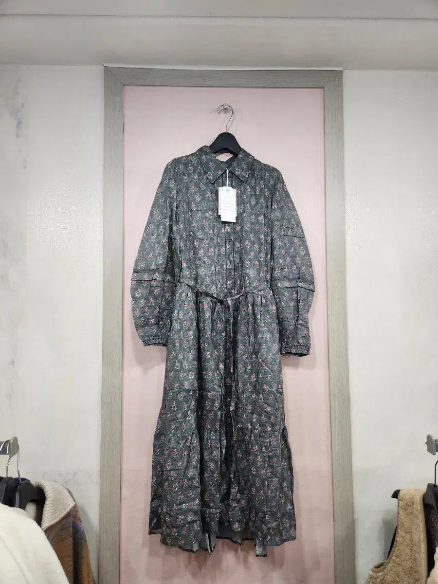 サースデーアイランド シャツ型レースミックスフールオープンONE