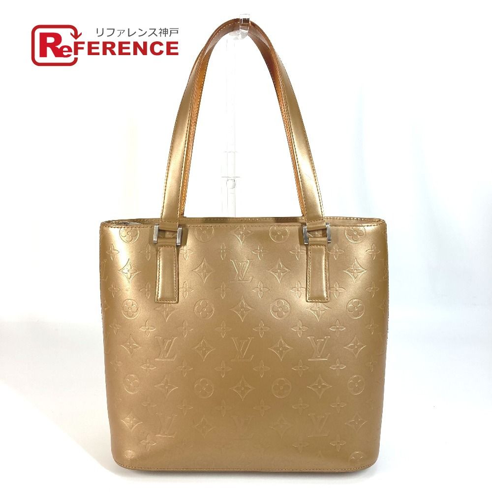 LOUIS VUITTON ルイヴィトン ショルダーバッグ ストックトン M55117 モノグラムマットレザー アンブレ ベージュ