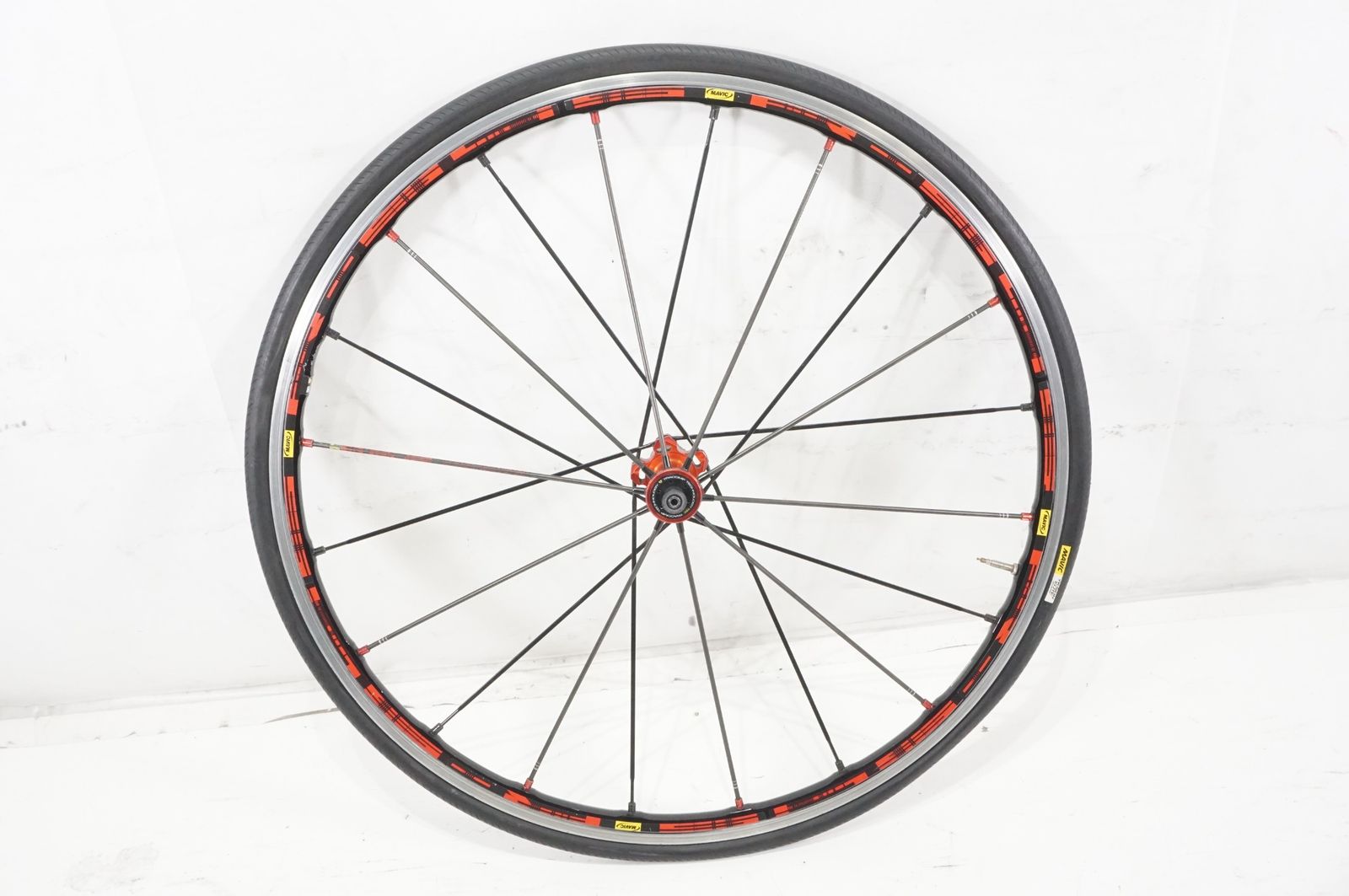 Mavic R-Sys レッドカーボンスポークホイール