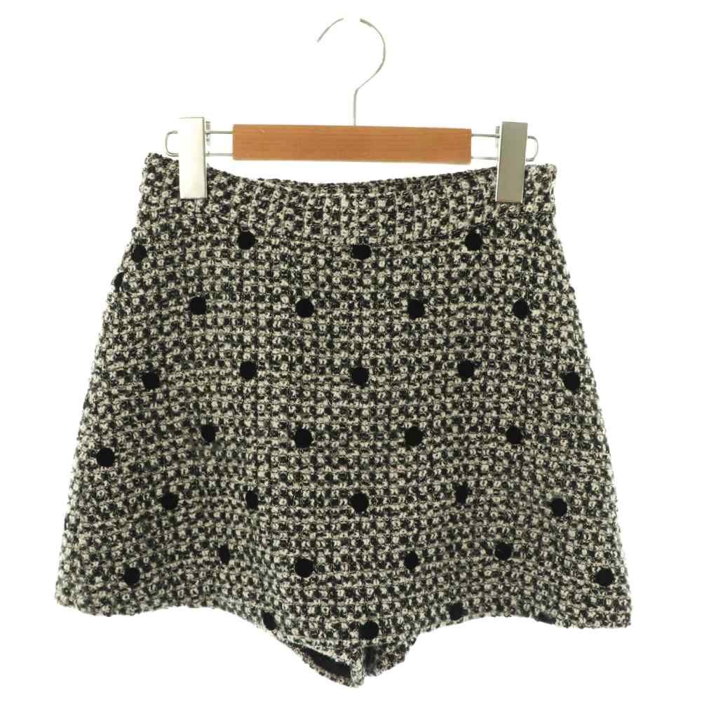 ✨大人気✨シェリエ ドットツイードレディキュロット シェリエ ドットキュロットパンツ シェリエ sheller ドット