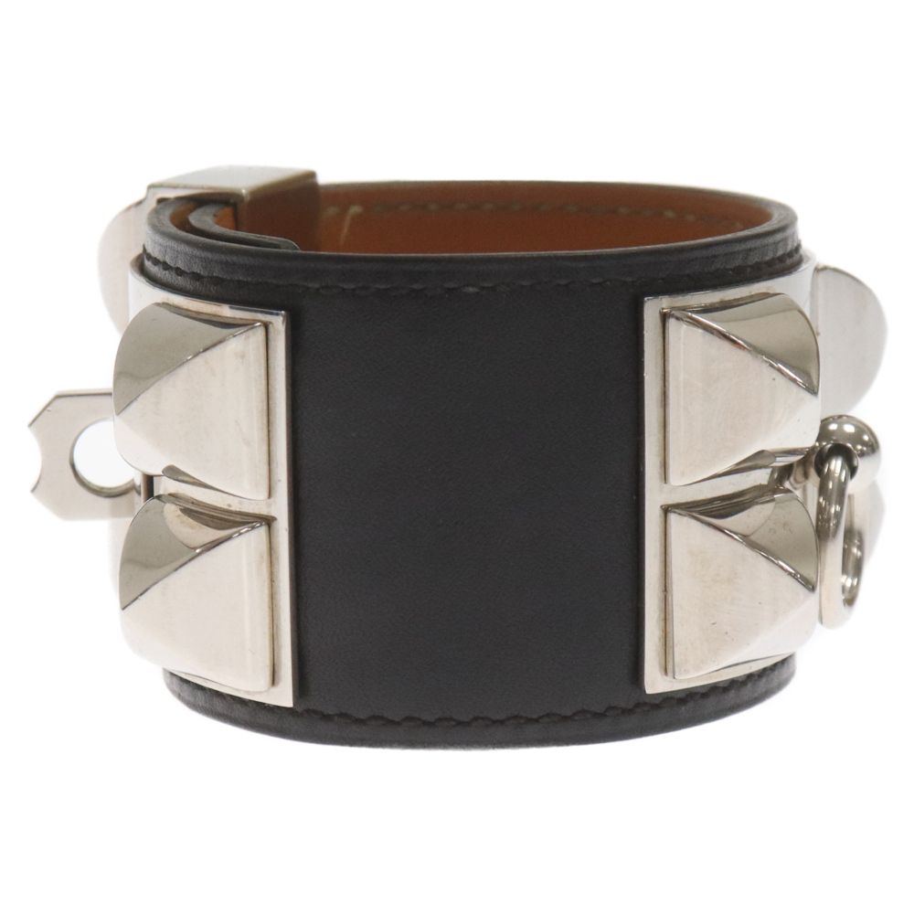 HERMES (エルメス) コリエドシアン レザーバングル ボックス