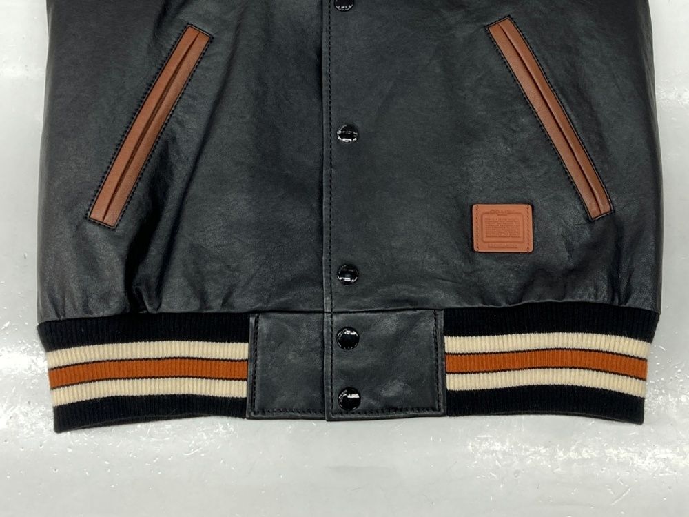コーチ COACH LEATHER VARSITY JACKET レザー バーシティ ジャケット