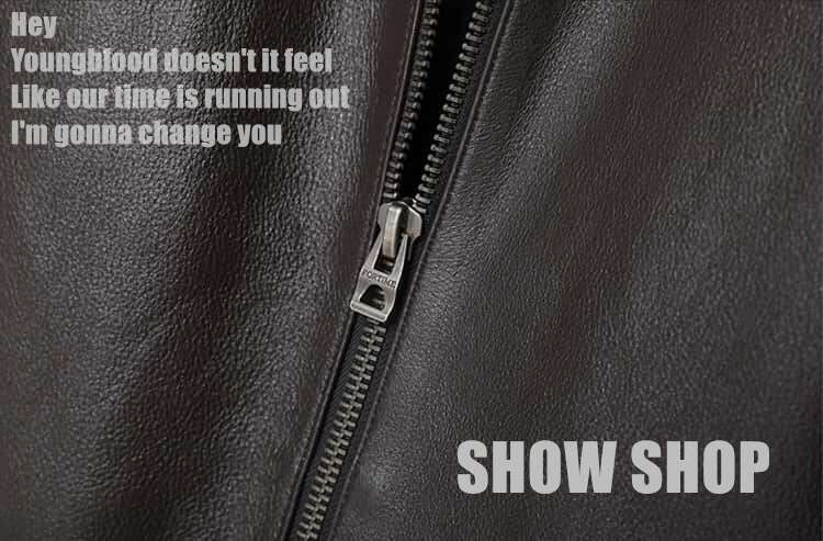 美品 メンズファッションニューヨーク シンプルレザージャケット上質