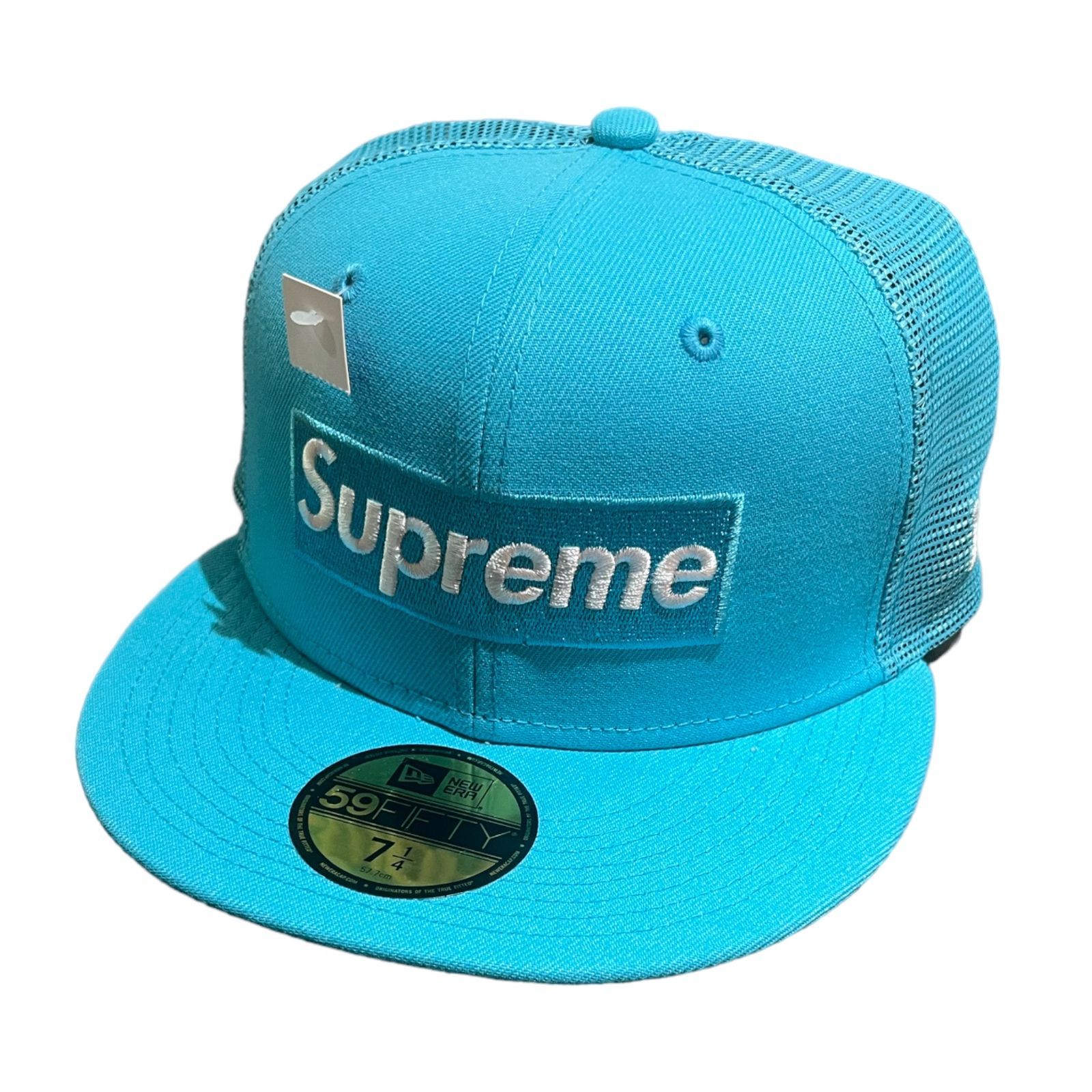 国内正規 新品 Supreme 23SS Box Logo Mesh Back New Era blue