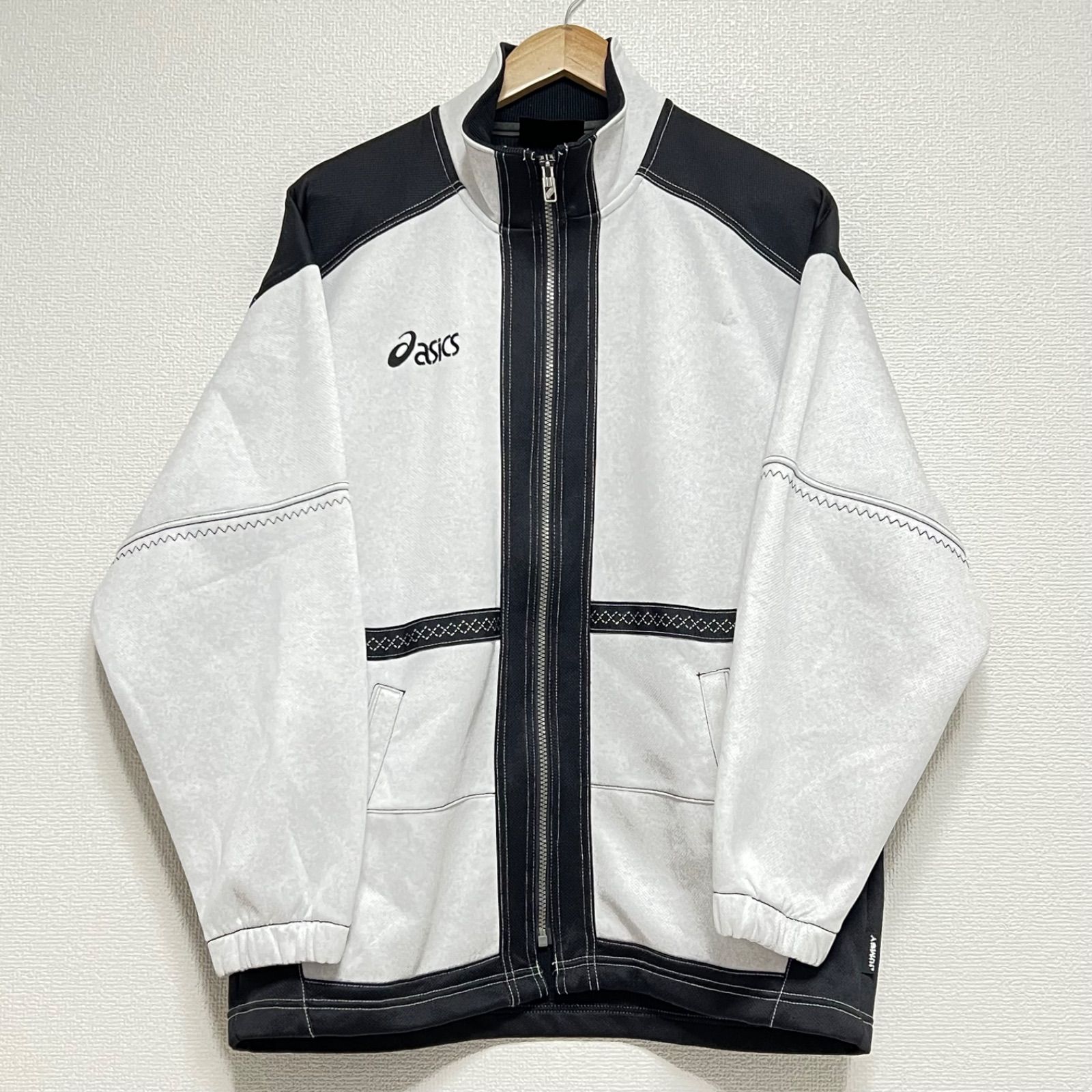 【冬バーゲン★特別送料無料！】 w^)b asics アシックス ジャージ 長袖 上着 トラックジャケット ナイロンジャケット