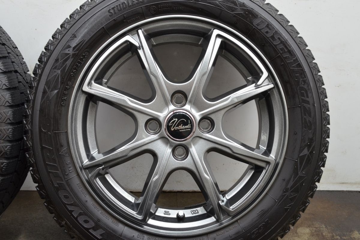 只今タイムセール中。 バリ溝 オートウェイ Verthandi 15in 4.5J 45 PCD100 トーヨータイヤ オブザーブ GIZ2 165|65R15 タフト デリカD 2 ソリオ
