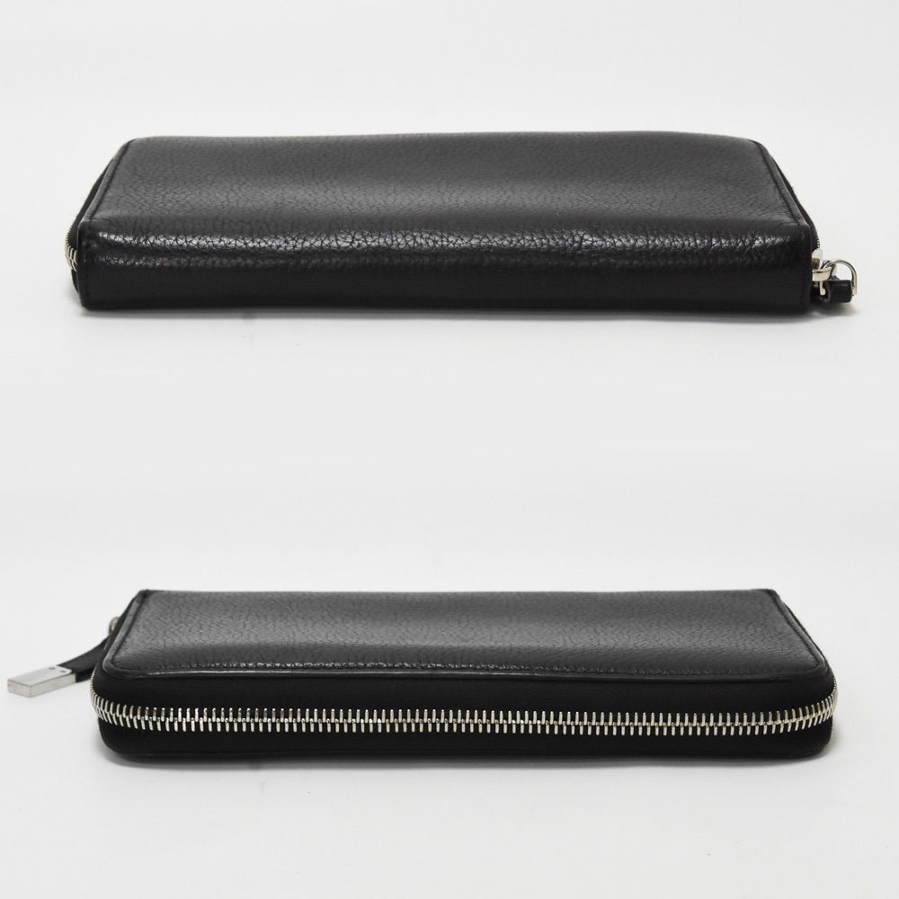 ABランク】DIOR HOMME ディオール オム メンズ 長財布 ラウンド