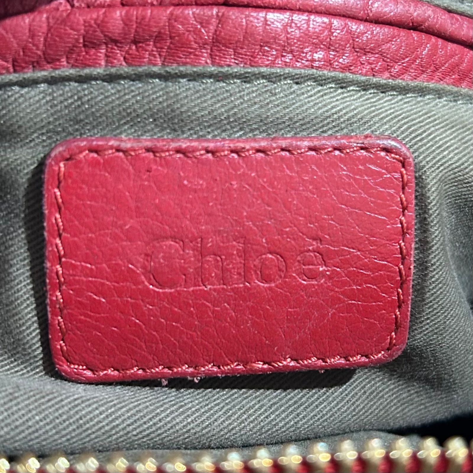 Chloe クロエ マーシー レッド 赤 ショルダーバッグ ハンドバッグ