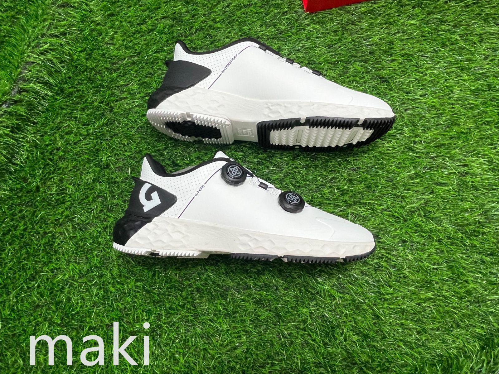 週末 G|DRIVE GOLF SHOE メンズ レディース ゴルフ雑貨 ゴルフシューズ スニーカー フラット ダイヤル式 快適性 ジーフォー G FORE
