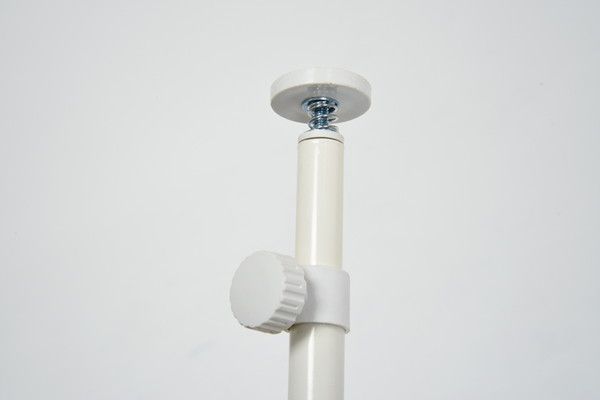 突っ張り洗濯機ラック ホワイト幅90