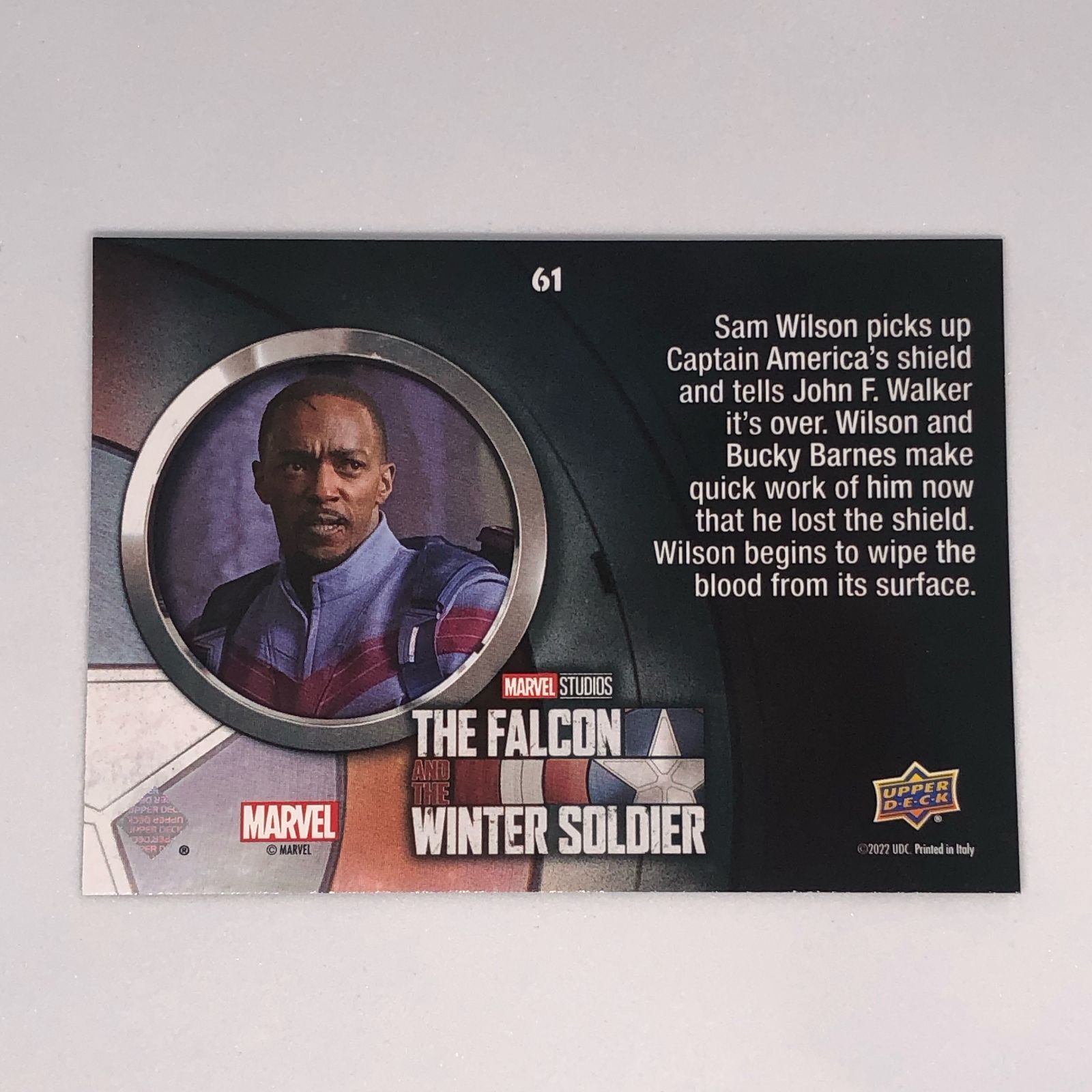 マーベル アンソニーマッキー 直筆サイン ファルコン Anthony Mackie / アンソニー・マッキー 2022 マーベル