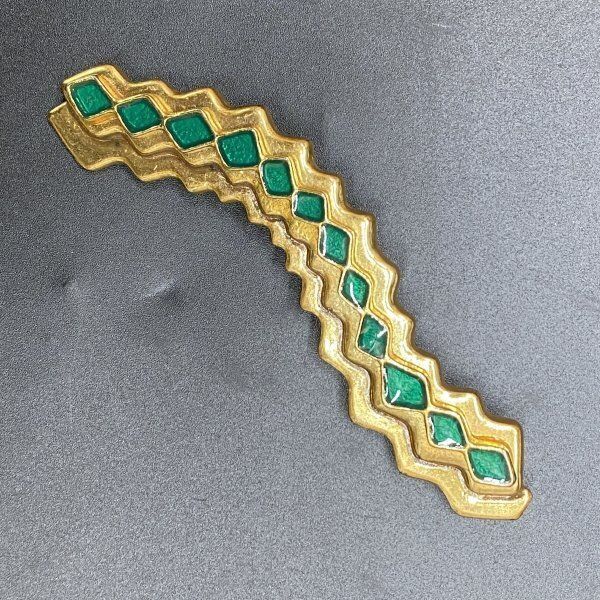 R261 美品 PER SPOOK ブローチ ひし形 アート デザイン ヴィンテージ