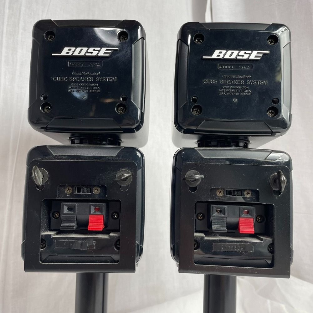 【美品】BOSE CUBE SPEAKER SYSTEM 501z スタンド付き スピーカー ボーズ 音響 オーディオ 音楽 イヤホン  ミュージック【中古】