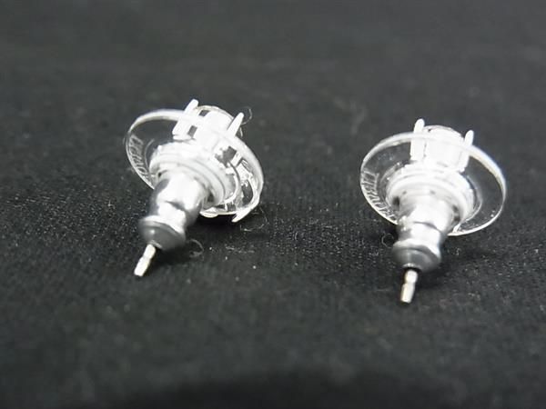 スワロフスキーシルバーピアス クリスタル付き □美品□ SWAROVSKI スワロフスキー クリスタル ピアス