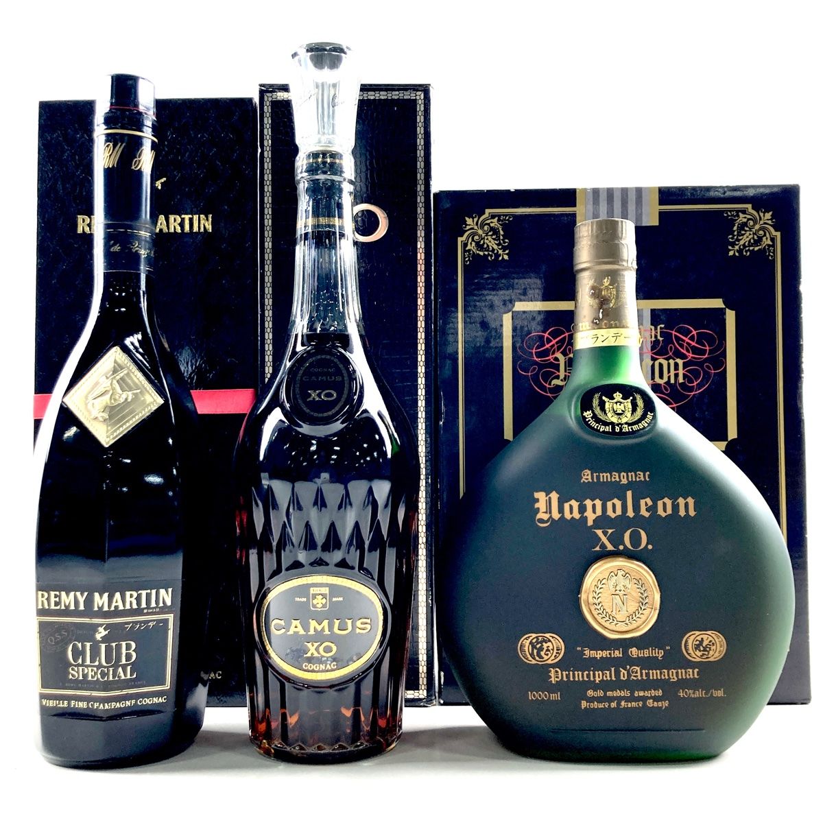 3本 REMY MARTIN CAMUS COURVOISIER コニャック 酒 3本 REMY MARTIN CAMUS COURVOISIER コニャック