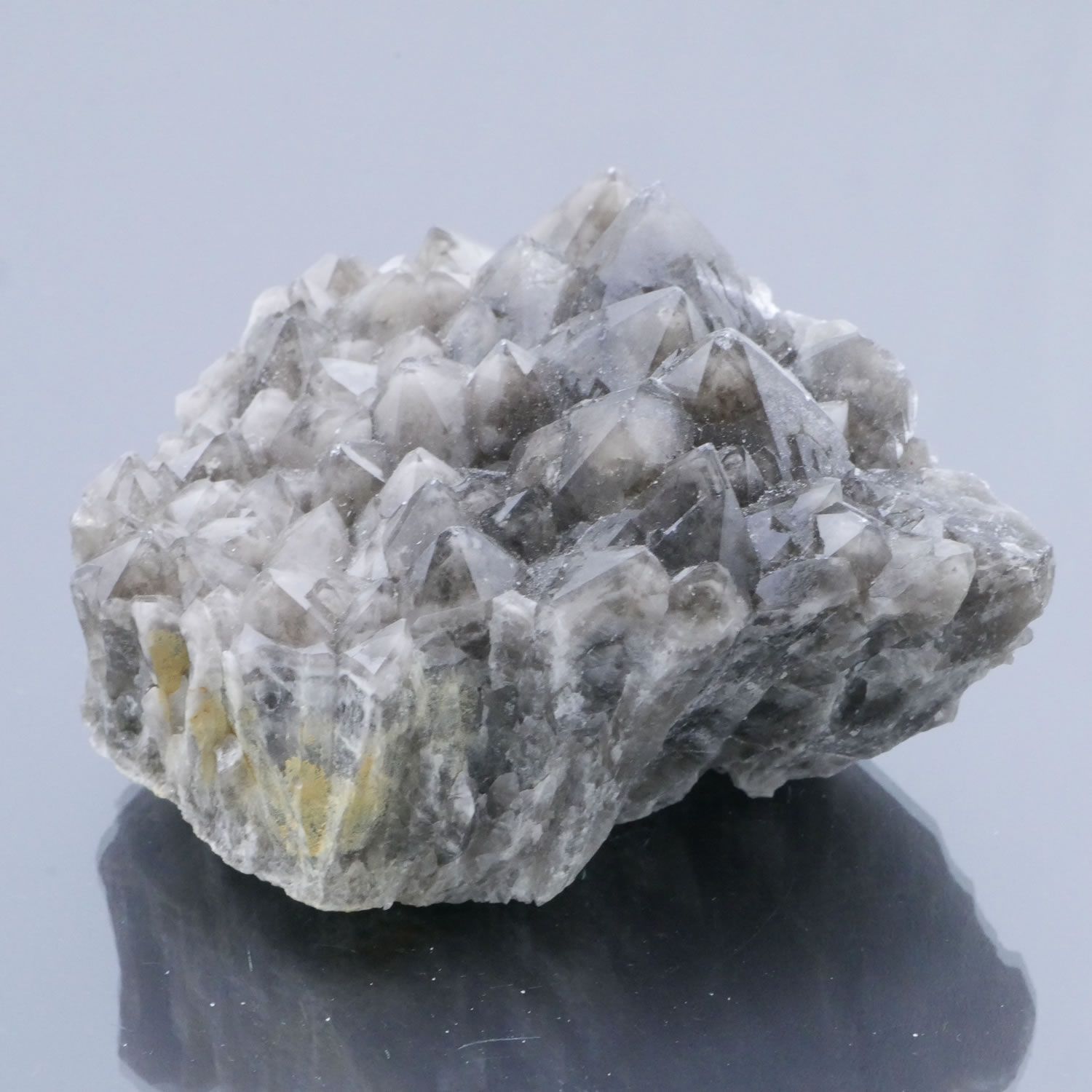 天然石 煙水晶 スモーキークォーツ クラスター 原石 約361g 母岩無し