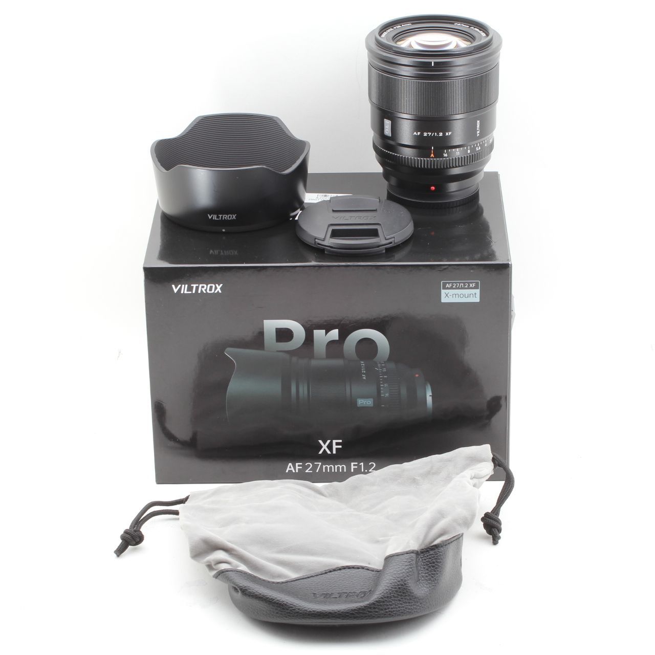 VILTROX ビルトロックス AF 27mm F1.2 PRO STM ASPH ED IF フジフイルムX用 ブラック