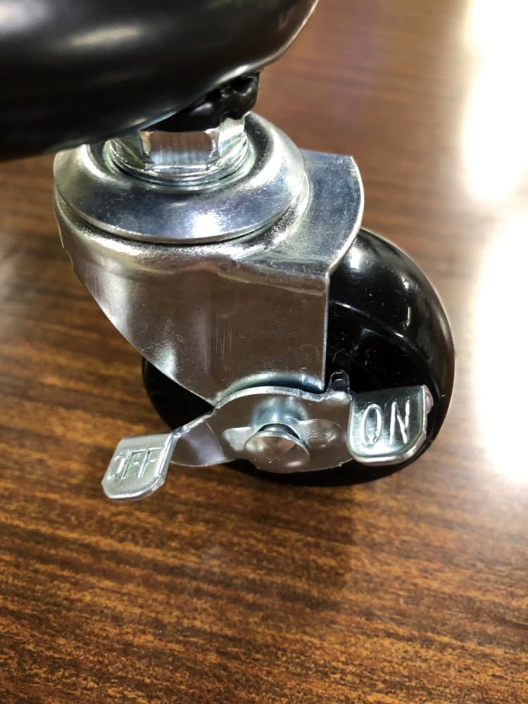 収納棚 高さ調整 SIGNET シグネット 移動式ラック キャスター付き三段スチールラック 54158 黒