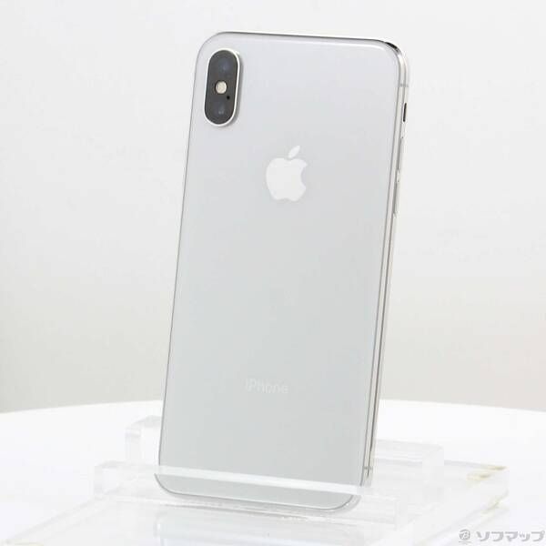 〔 〕iPhoneX 64GB シルバー MQAY2J A SIMフリー 258