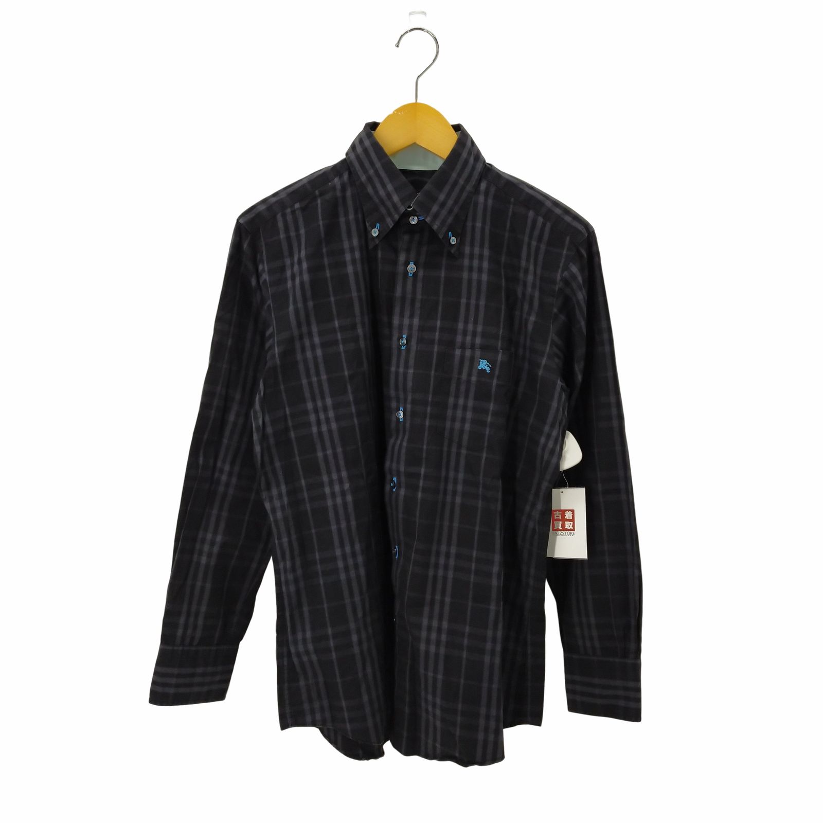 バーバリーブラックレーベル BURBERRY BLACK LABEL L/S ワンポイント