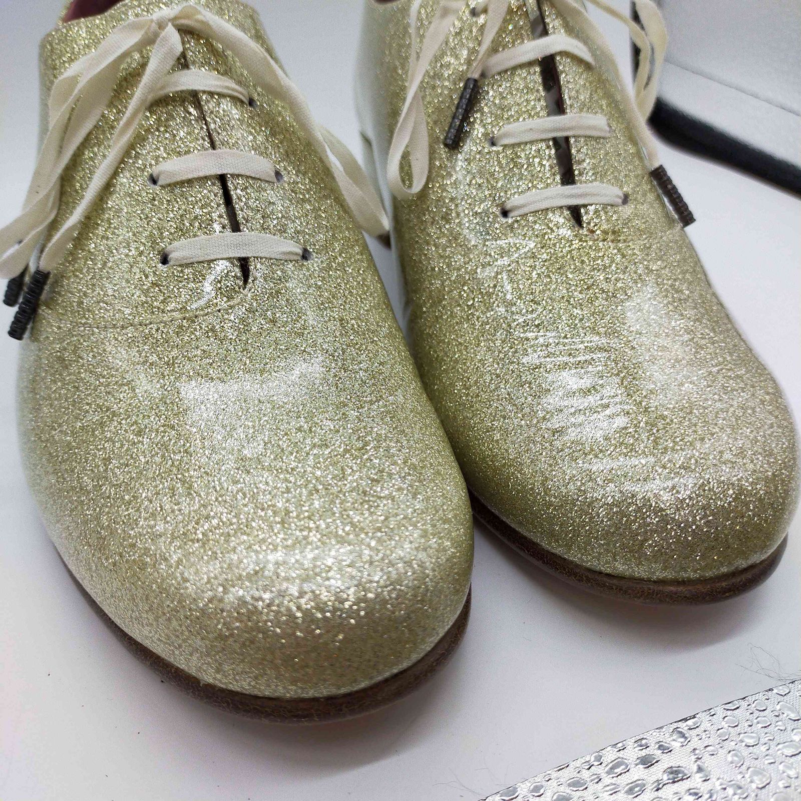 マークジェイコブス MARC JACOBS BETTY LACE UP OXFORD ラメ 