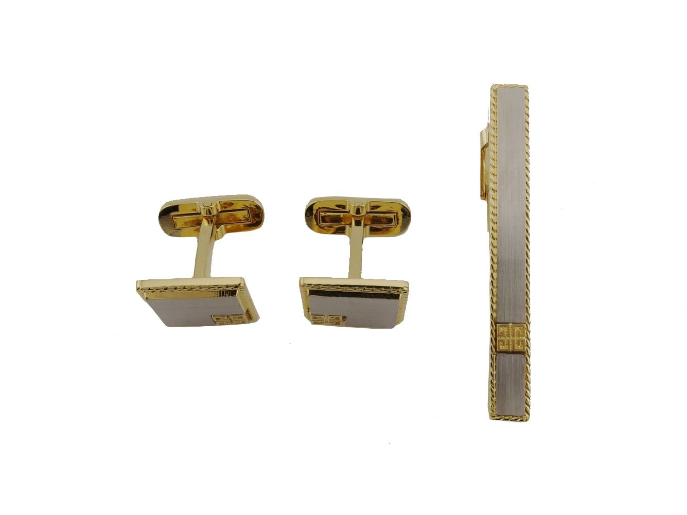 ジバンシィ GIVENCHY カフス ゴールド×シルバー レディース