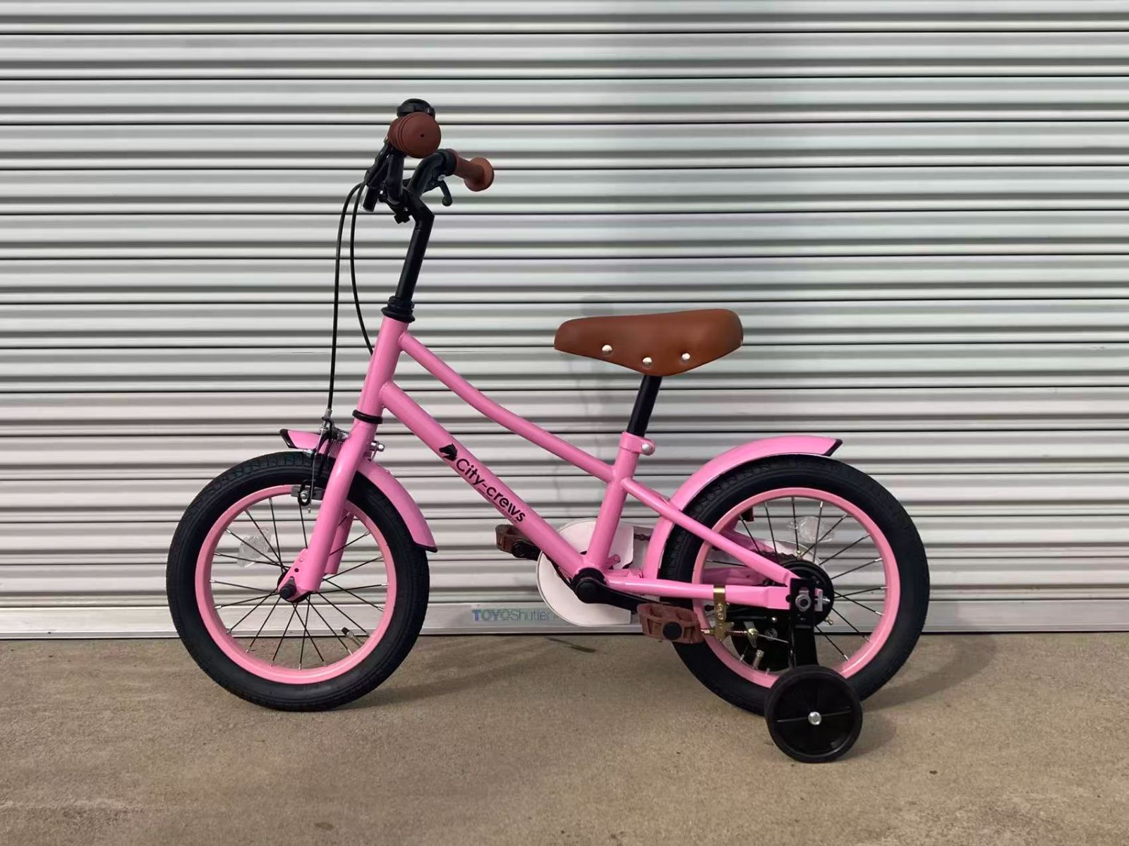 ♥SAMPLE品 子供用自転車 14インチ 補助輪付き ピンク シンプルスタイル オシャレ 子供 自転車 CC-14J