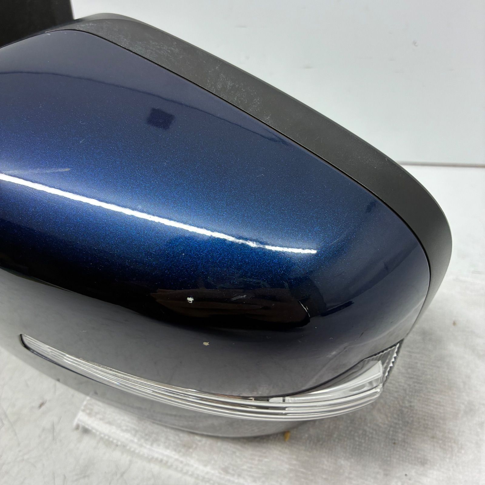 日産 スズキ ML21S MK21S ルークス パレット ドアミラー サイドミラー 左側 助手席側 L 8ピン 8P ウィンカー 紺 ネイビー KJP P71601