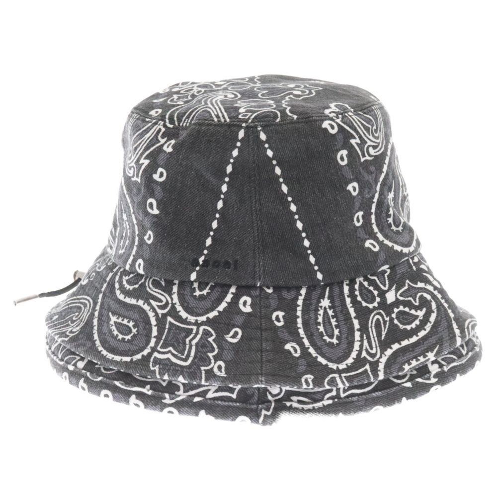 sacai Double Brim Hat バンダナ柄ダブルブリムハット