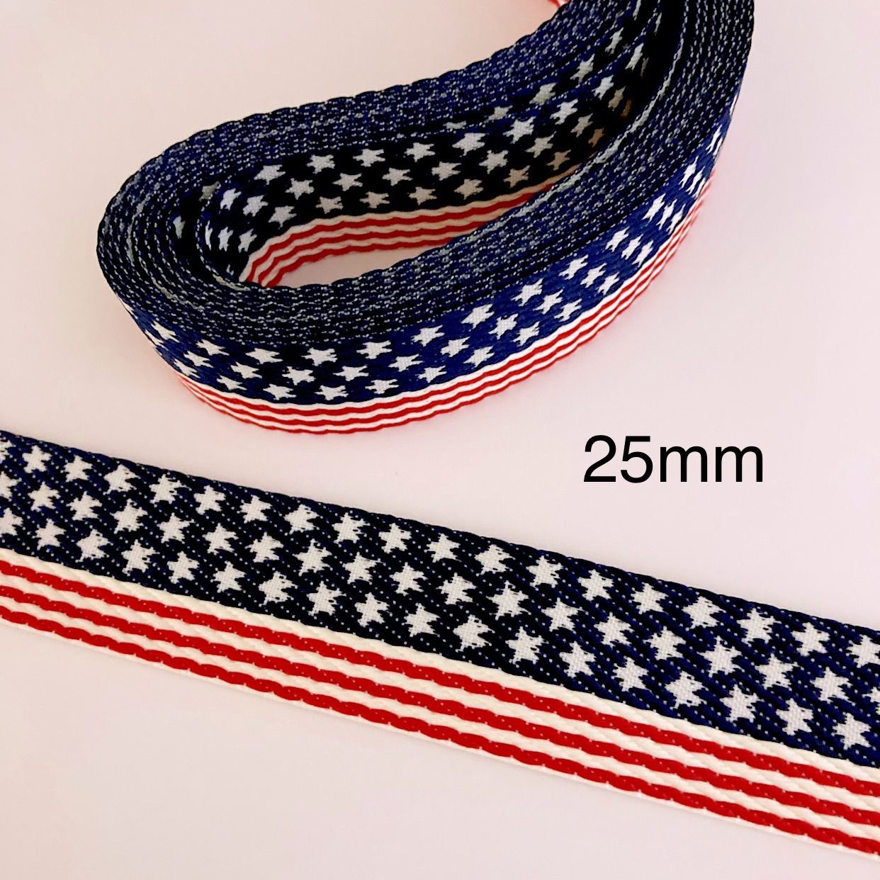 ☆星条旗☆アメリカ☆リボン☆1m☆ハンドメイド☆アメリカ柄☆チロリアン☆
