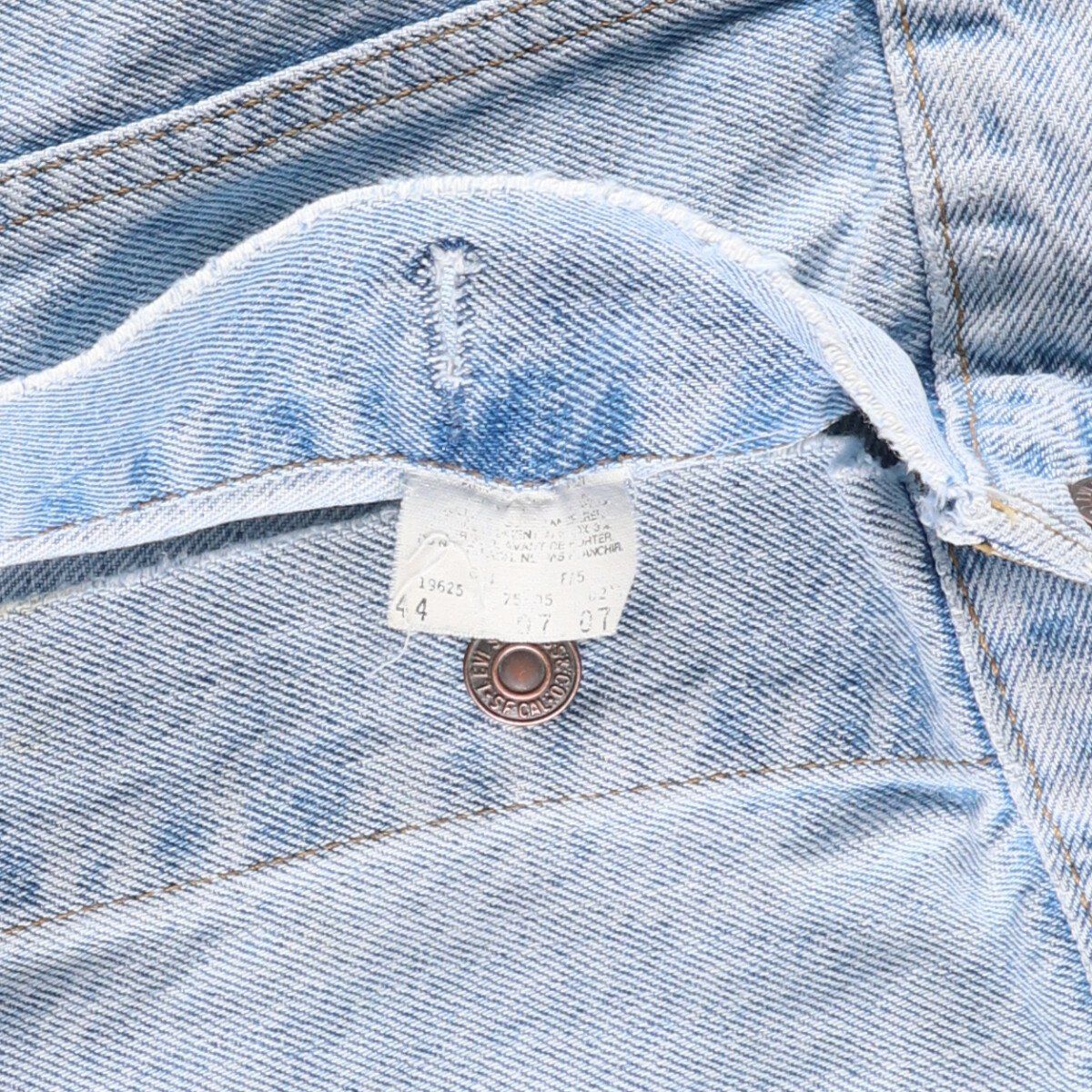 オレンジタブ デニムジャケット