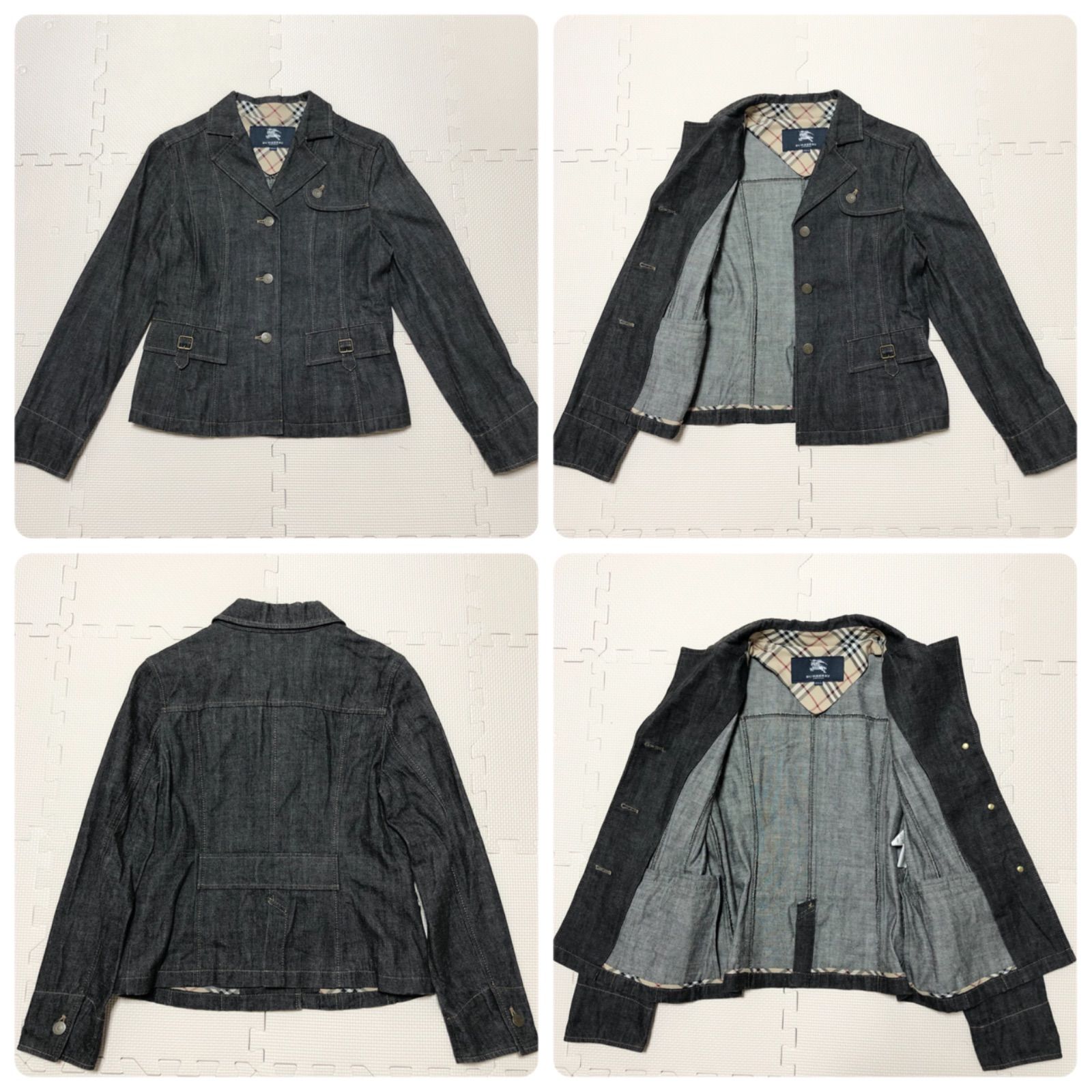 極美品 大きいサイズ BURBERRY タグ付き Gジャン デニム