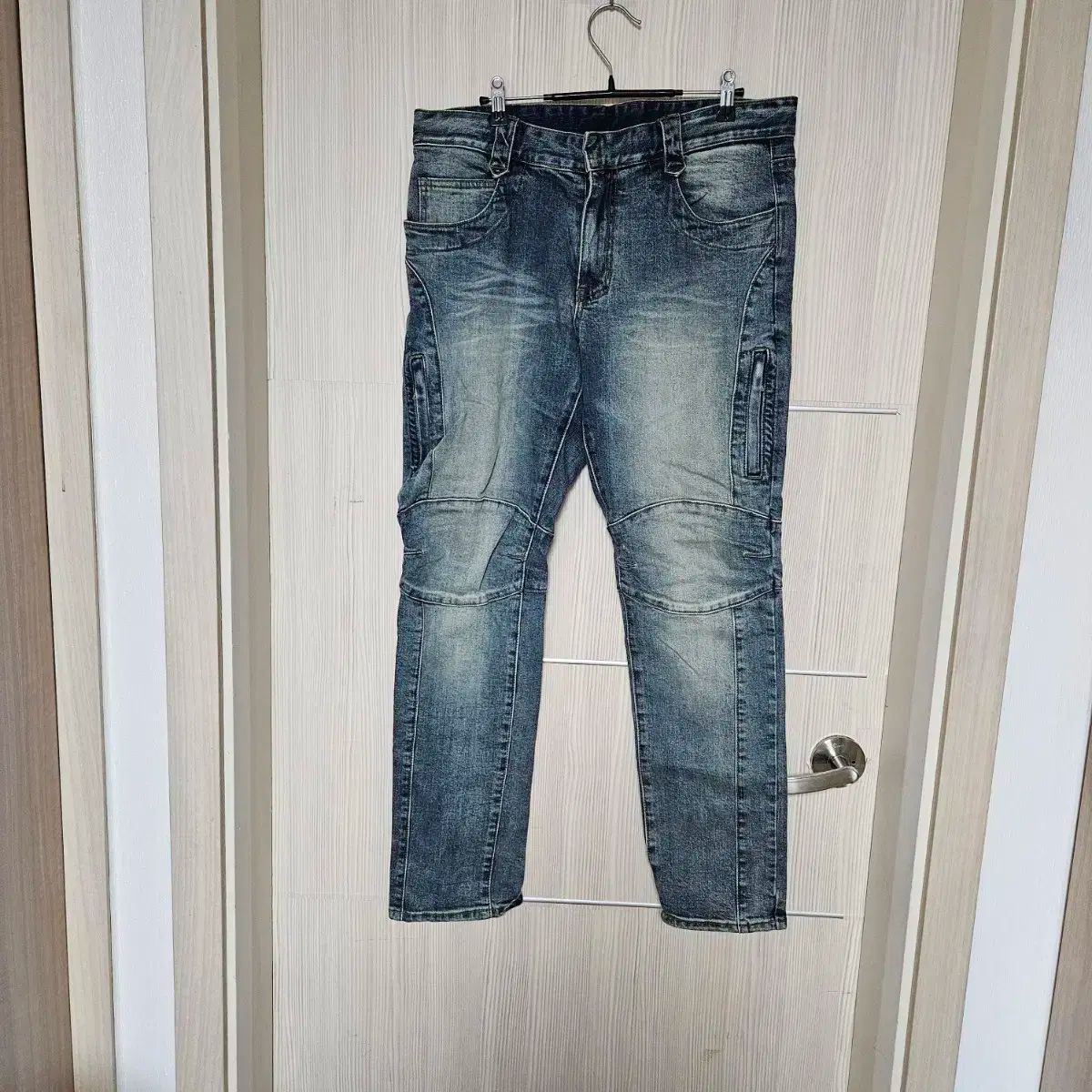 BALMAIN バルマン デニム バイカーデニム 34 BALMAINバイカーデニム 