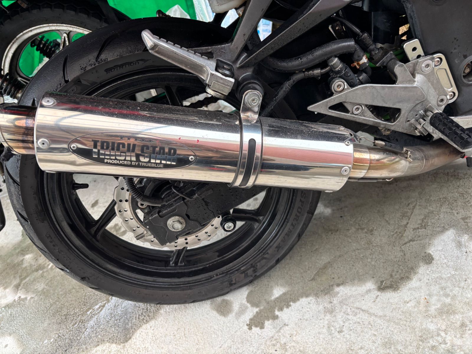 ninja250r トリックスター マフラー