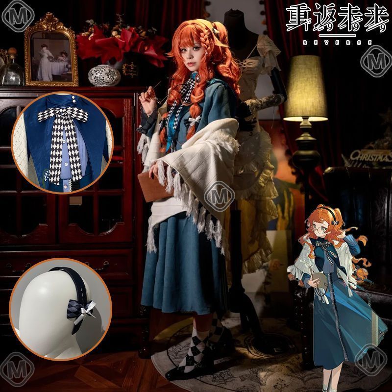 重返未来1999 十四行詩 コスプレ衣装 フルセット クラシック風 上品なデザイン 高品質素材 撮影会用 イベント用 ハロウィン プレゼントに最適 キャラクター再現 推し活用 cosplay大会 舞台衣装 日常着用可 コスチューム