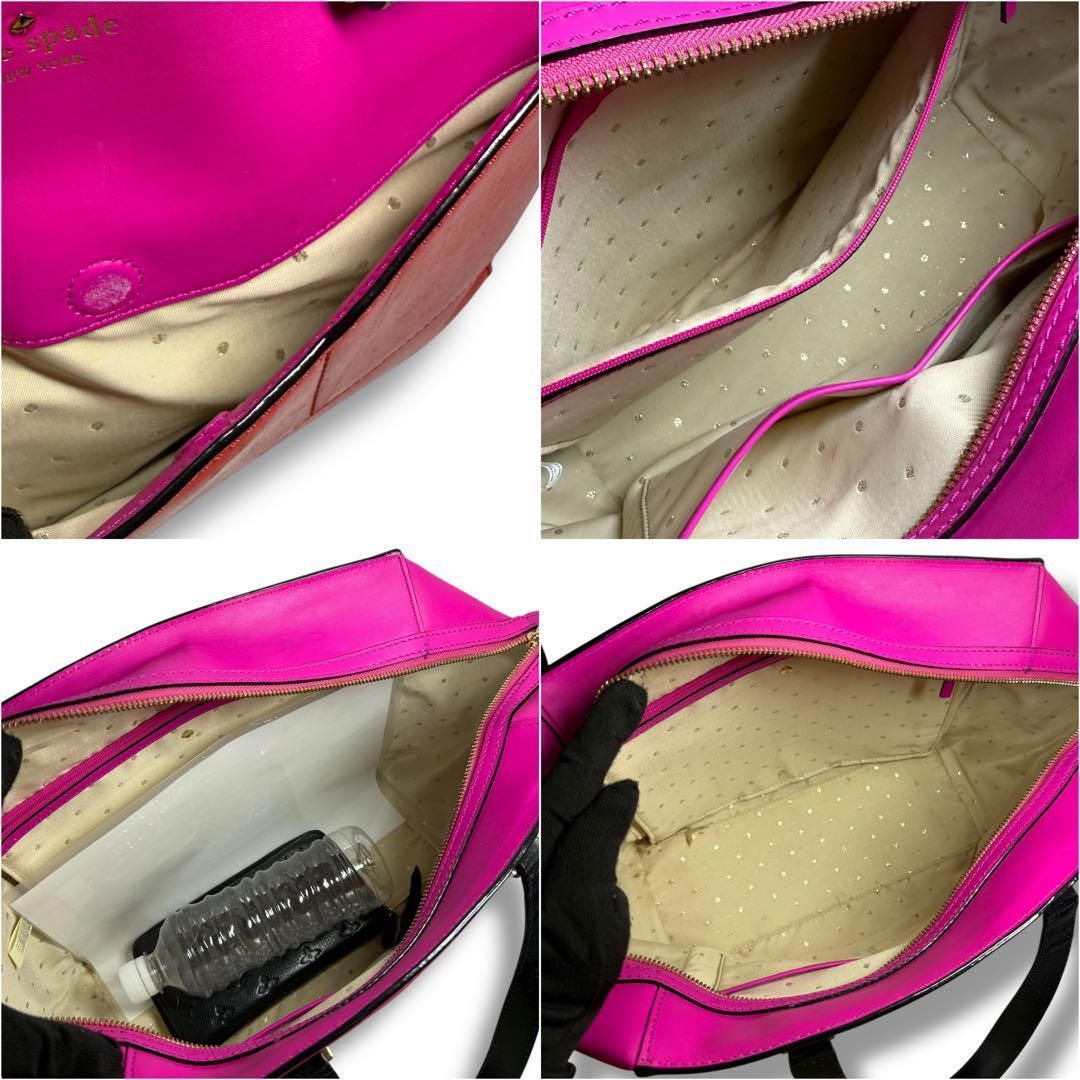鑑定済】kate spade ケイトスペード レザー トートバッグ 手提げ 鑑定済】kate spade ケイトスペード レザー トートバッグ 手提げ