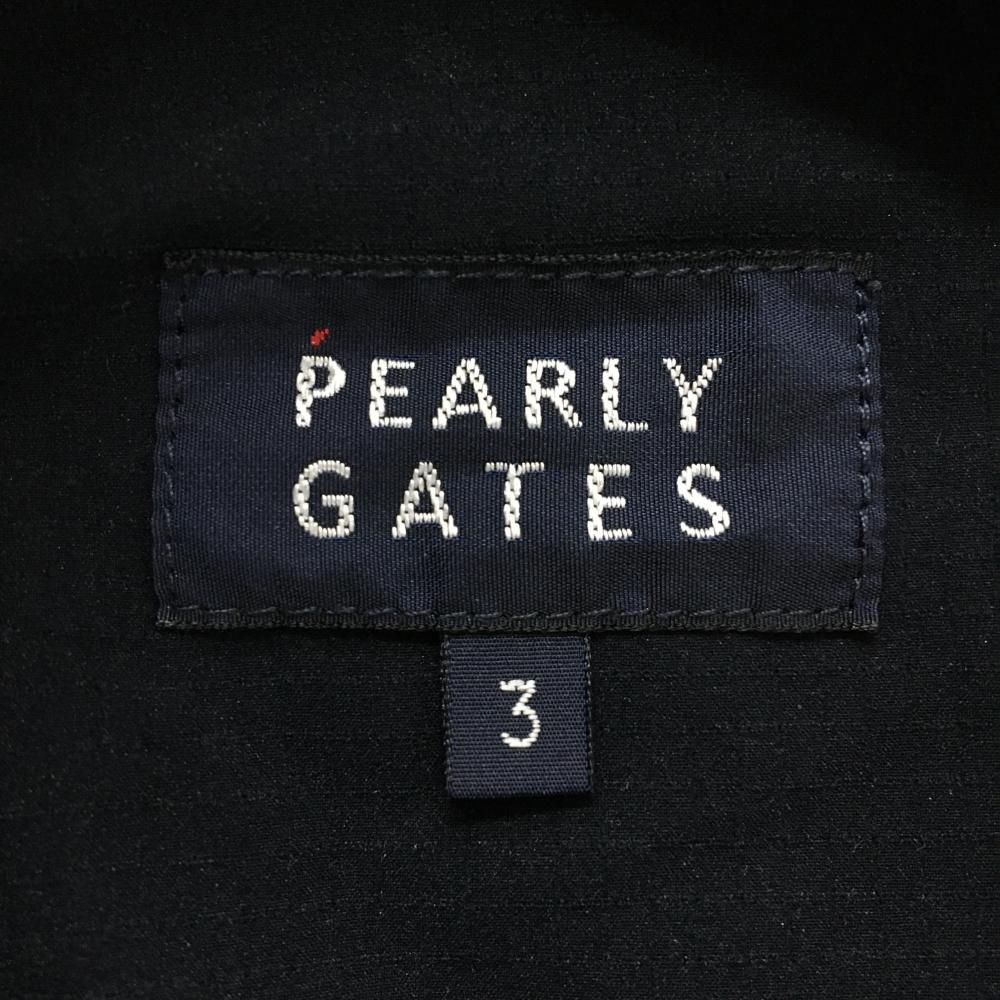 【美品】PEARLY GATES ハーフパンツ ネイビー ゴルフ 刺繍 3L PEARLY GATES パーリーゲイツ ハーフパンツ ネイビー×白