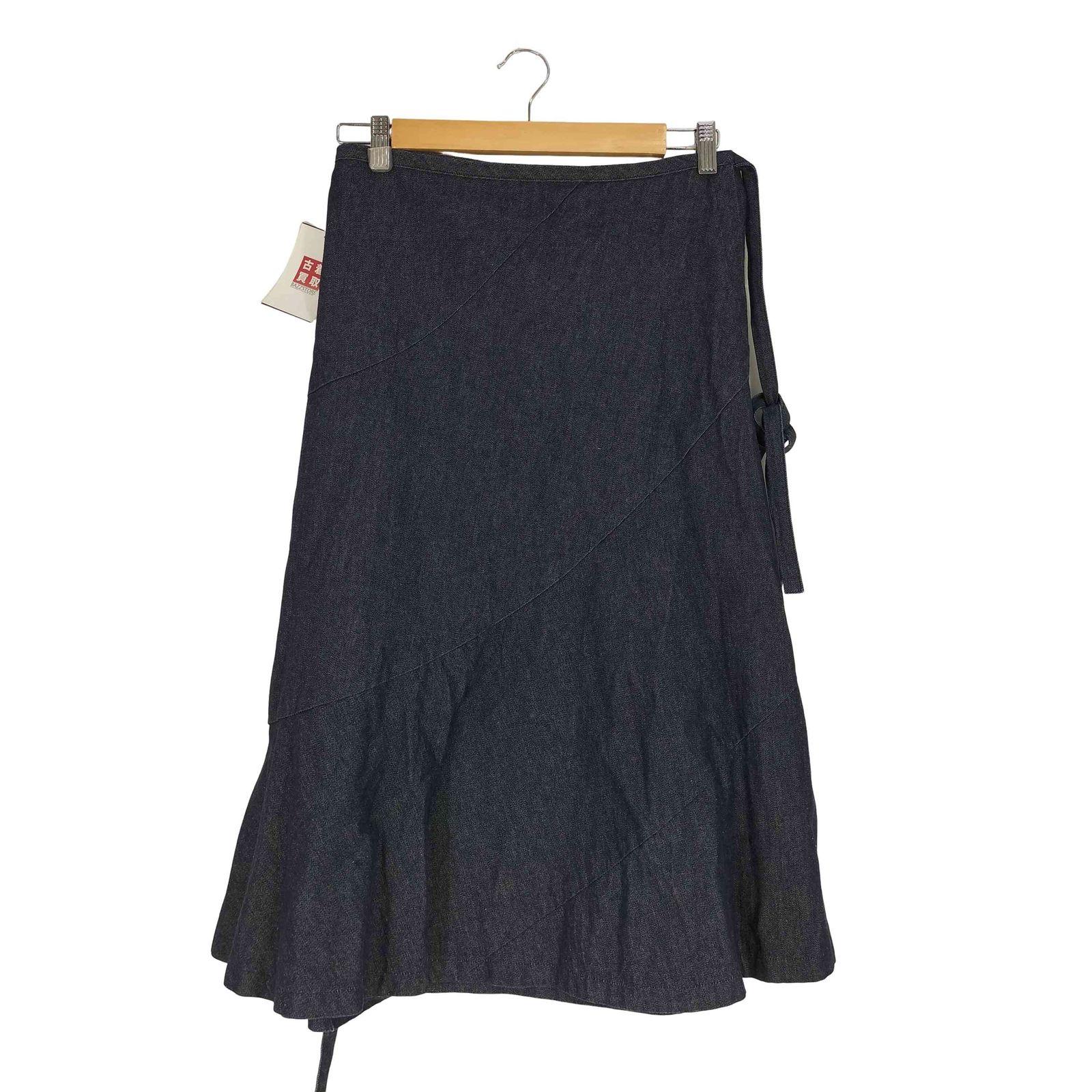 コムデギャルソン　巻きスカート風　デニム コムデギャルソン COMME des GARCONS インディゴ デニム ラップ