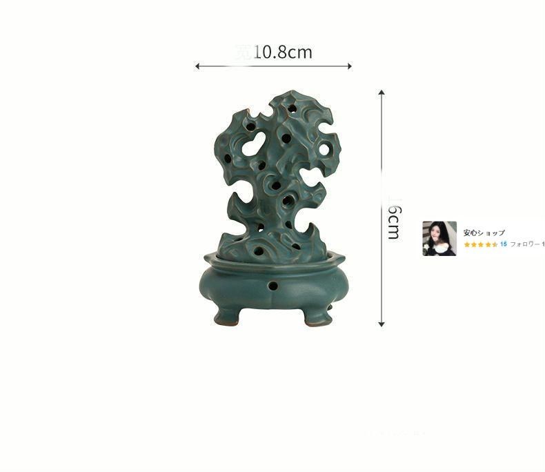陶磁器 太湖石香炉 香り炉 香道具 装飾品 工芸品 置物 - メルカリ